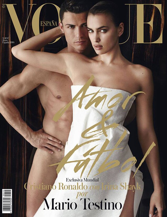 Soccer Stud Cristiano Ronaldo Poses Naked With Girlfriend Irina.